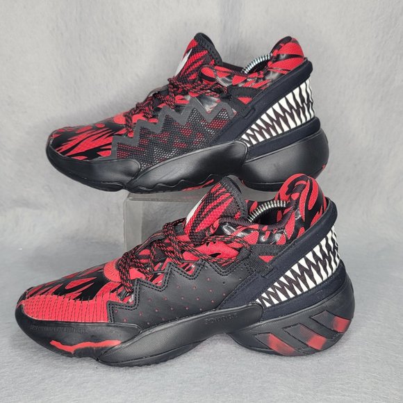 adidas MARVEL X D.O.N. ISSUE #2 J 'VENOM CARNAGE' Men's 6 FW8754 - Picture 1 of 8